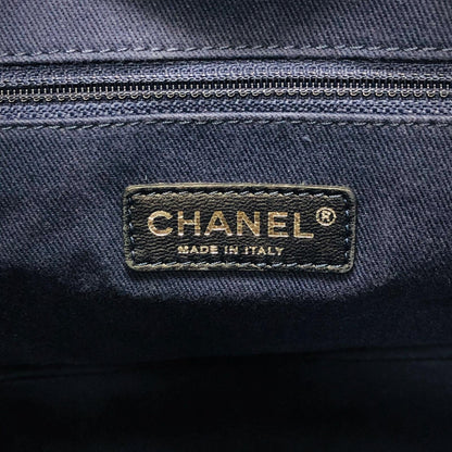 Deauville Large Denim Canvas Tote Bag with SHW