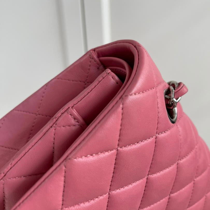 Classic Double Flap Medium Bag Pink SHW