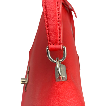Louis-Vuitton Lockme ll Leather Red SHW