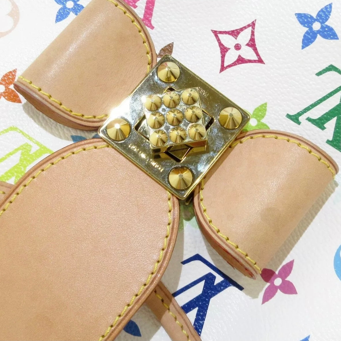 Louis-Vuitton Multicolour Monogram Annie White GHW