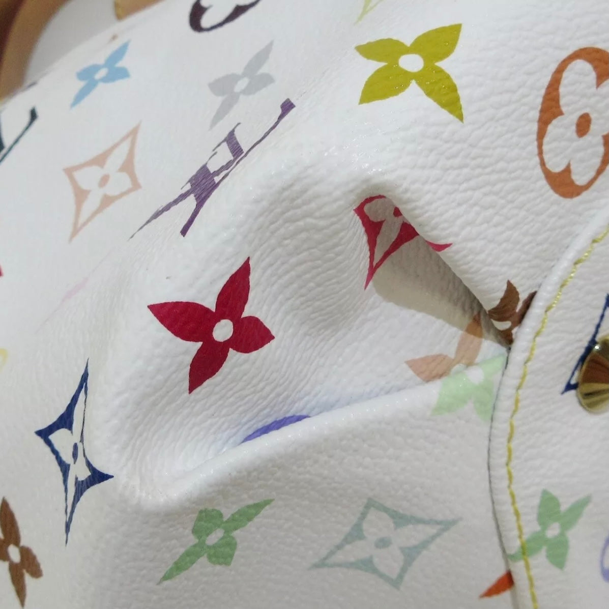 Louis-Vuitton Multicolour Monogram Annie White GHW