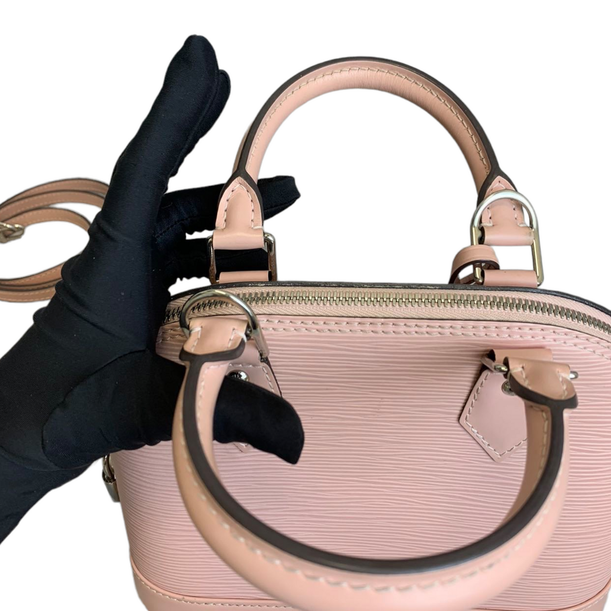 Louis-Vuitton Alma BB Epi Pink SHW