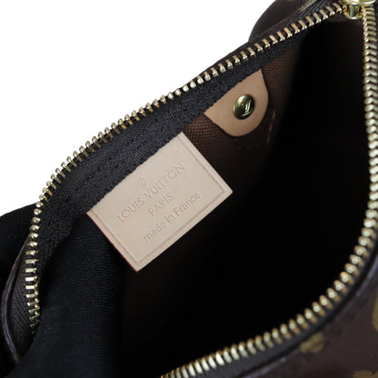 Louis-Vuitton Nano Speedy Monogram Brown GHW