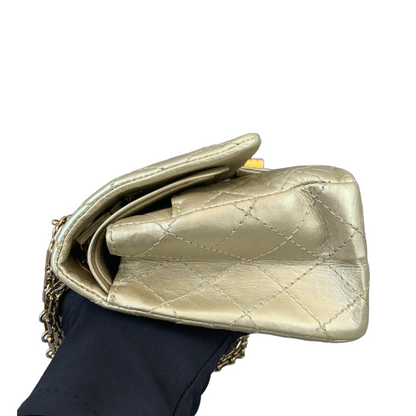 Classic Reissue 225 Calfskin Gold GHW