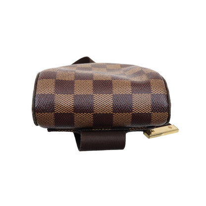 Louis-Vuitton Damier Ebene Geronimos Waist fanny Black GHW