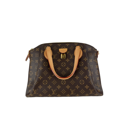 Louis-Vuitton Monogram Rivoli MM Canvas Brown GHW
