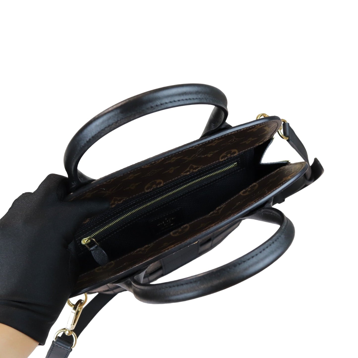 Louis-Vuitton Monogram Tressage MM GHW