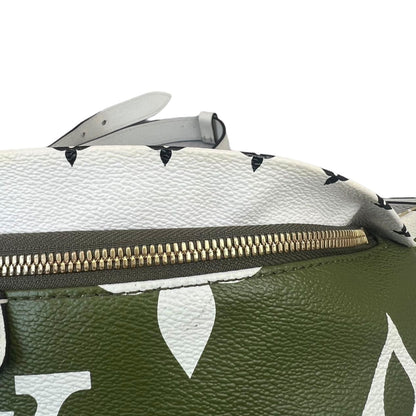 Louis-Vuitton Monogram Giant Bum Bag Khaki White GHW