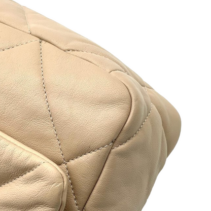 19 Lambskin Beige Small Mixed Hardware