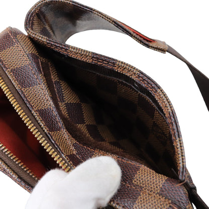 Louis-Vuitton Damier Ebene Geronimos Waist fanny Black GHW