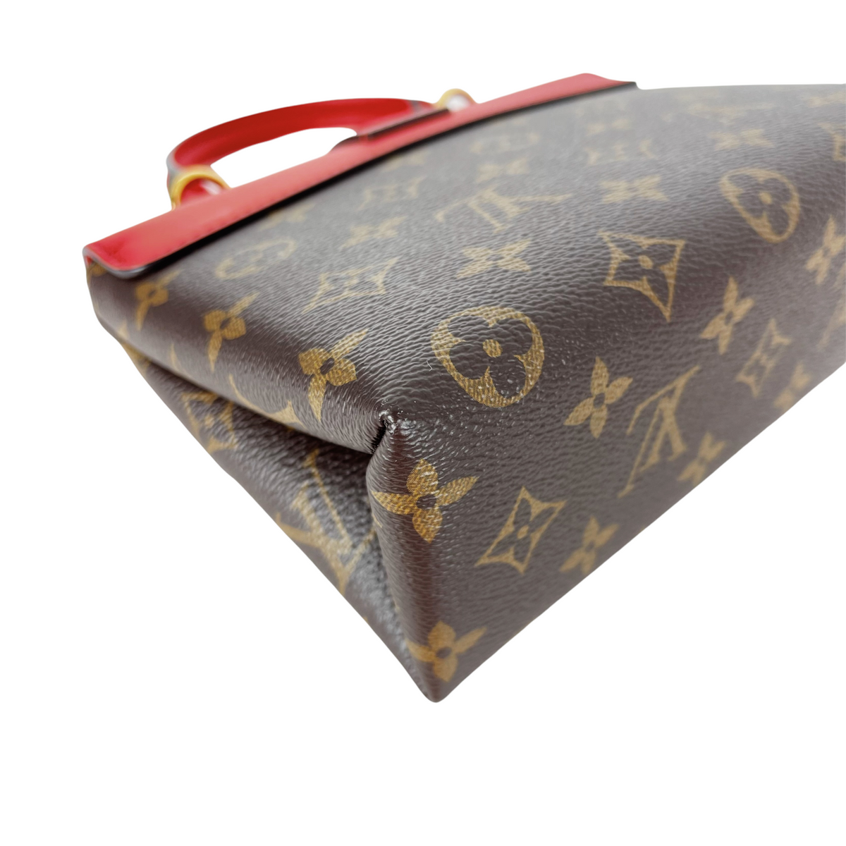 Louis-Vuitton Locky BB Monogram Canvas Brown/Red GHW