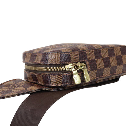 Louis-Vuitton Damier Ebene Geronimos Waist fanny Black GHW