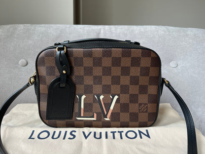 Louis Vuitton Santa Monica Damier Ebene and Black