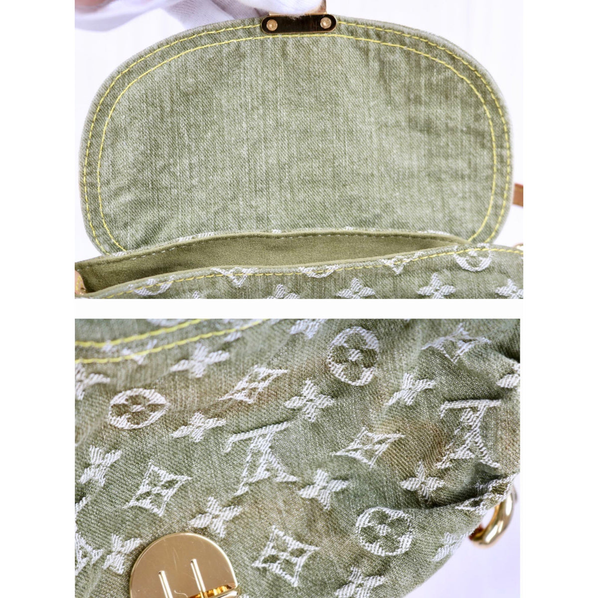 Rank A ｜ LV Monogram Denim Shoulder Bag｜031411