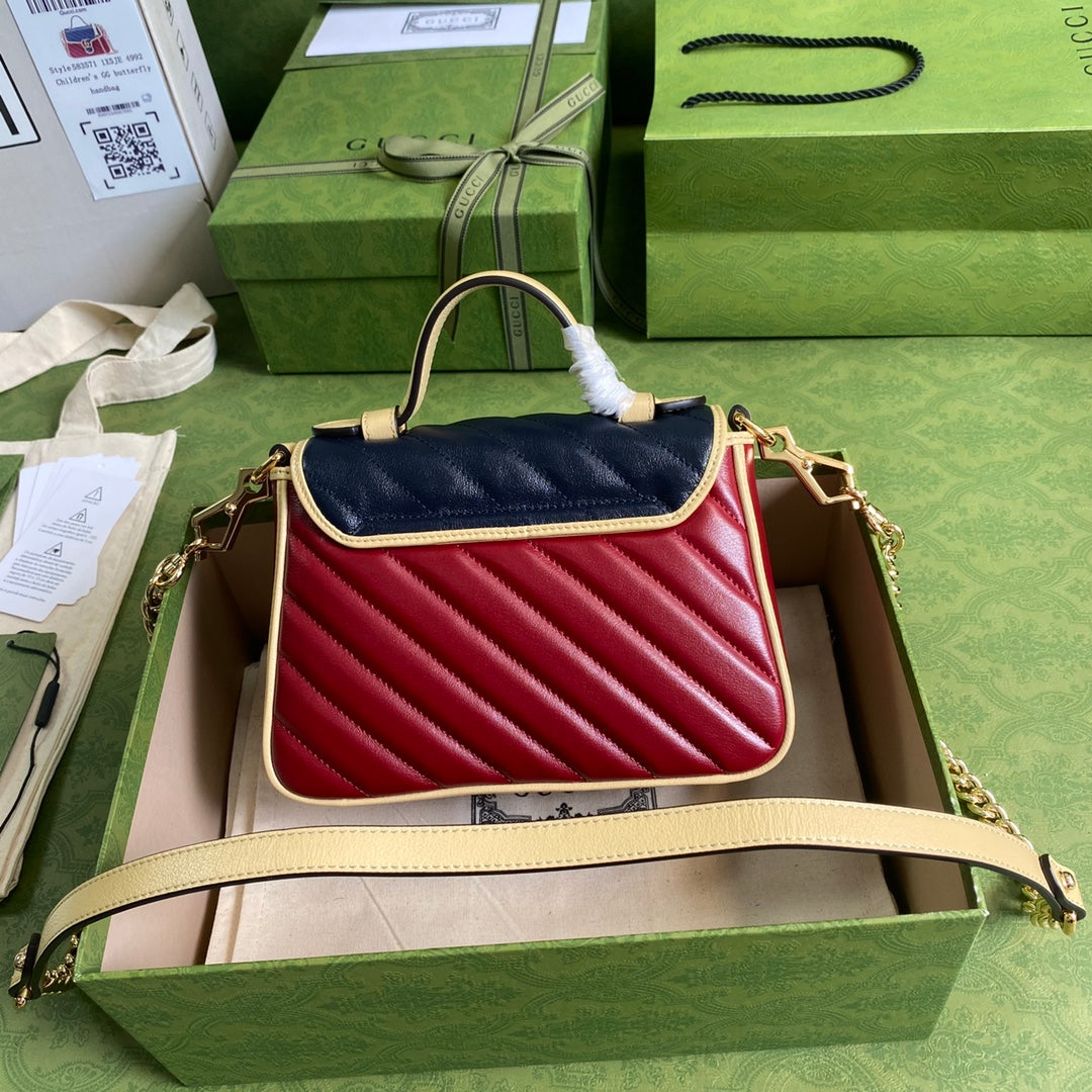 Gucci  Marmont Mini Top Handle Bag