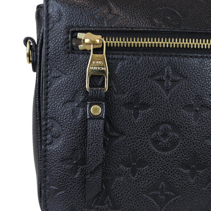 Louis-Vuitton Monogram Empreinte Pochette Metis Black GHW