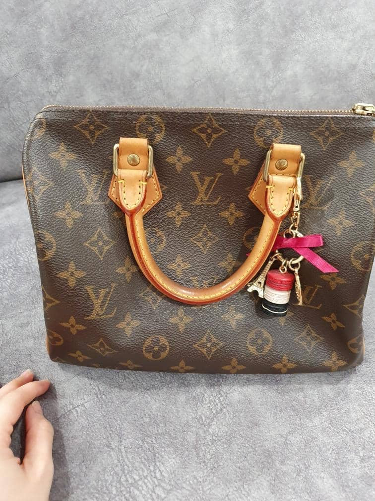 Louis-Vuitton Vuitton Speedy 25 Monogram Canvas Handbag