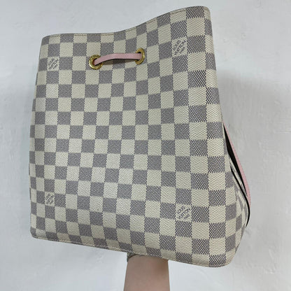 Louis-Vuitton NeoNoe MM Damier Azure Pink