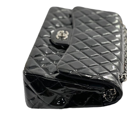 Double Flap Jumbo Patent Black SHW
