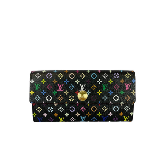 Louis-Vuitton Sarah Wallet Monogram Multicolour GHW