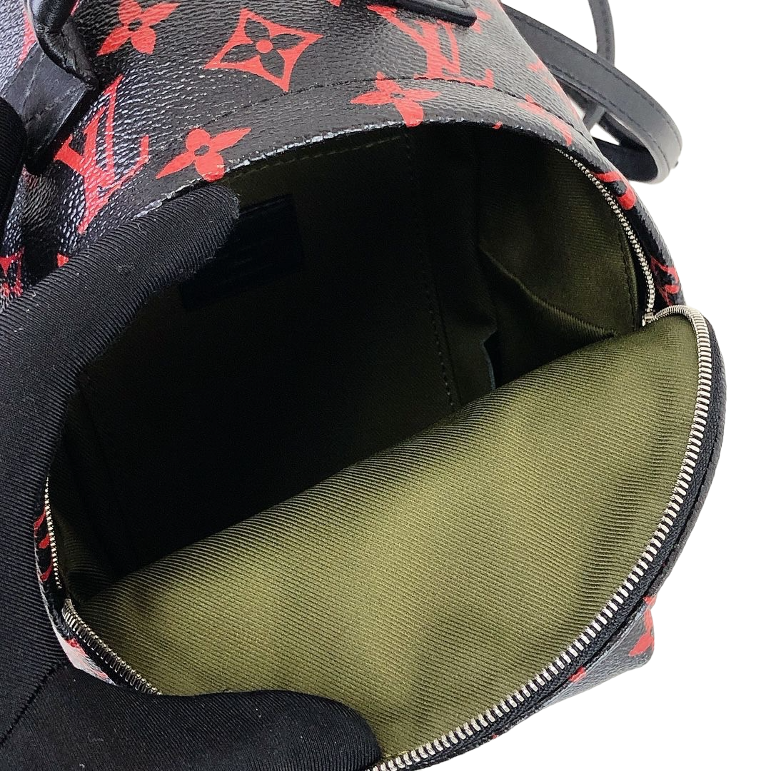 Louis-Vuitton Mini Palm Springs Infrarouge Canvas GHW