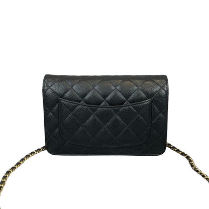 WOC Quilted Caviar Black GHW