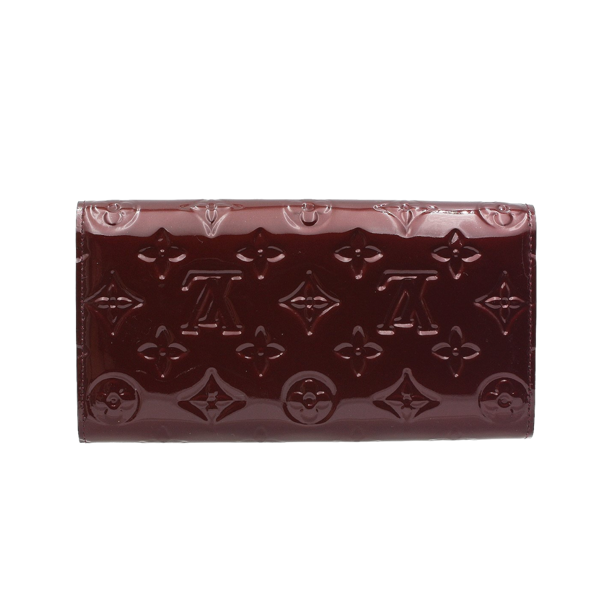 Louis-Vuitton Sarah Wallet Purple Vernis