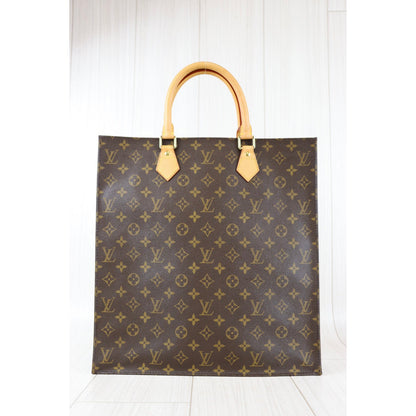 Rank A ｜ LV Monogram Sac Plat Tote Bag ｜081905