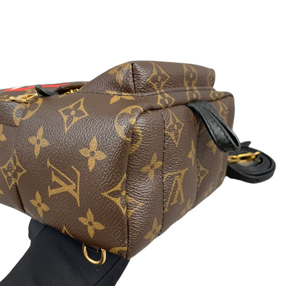 Louis-Vuitton Mini Palm Springs Monogram World Tour GHW