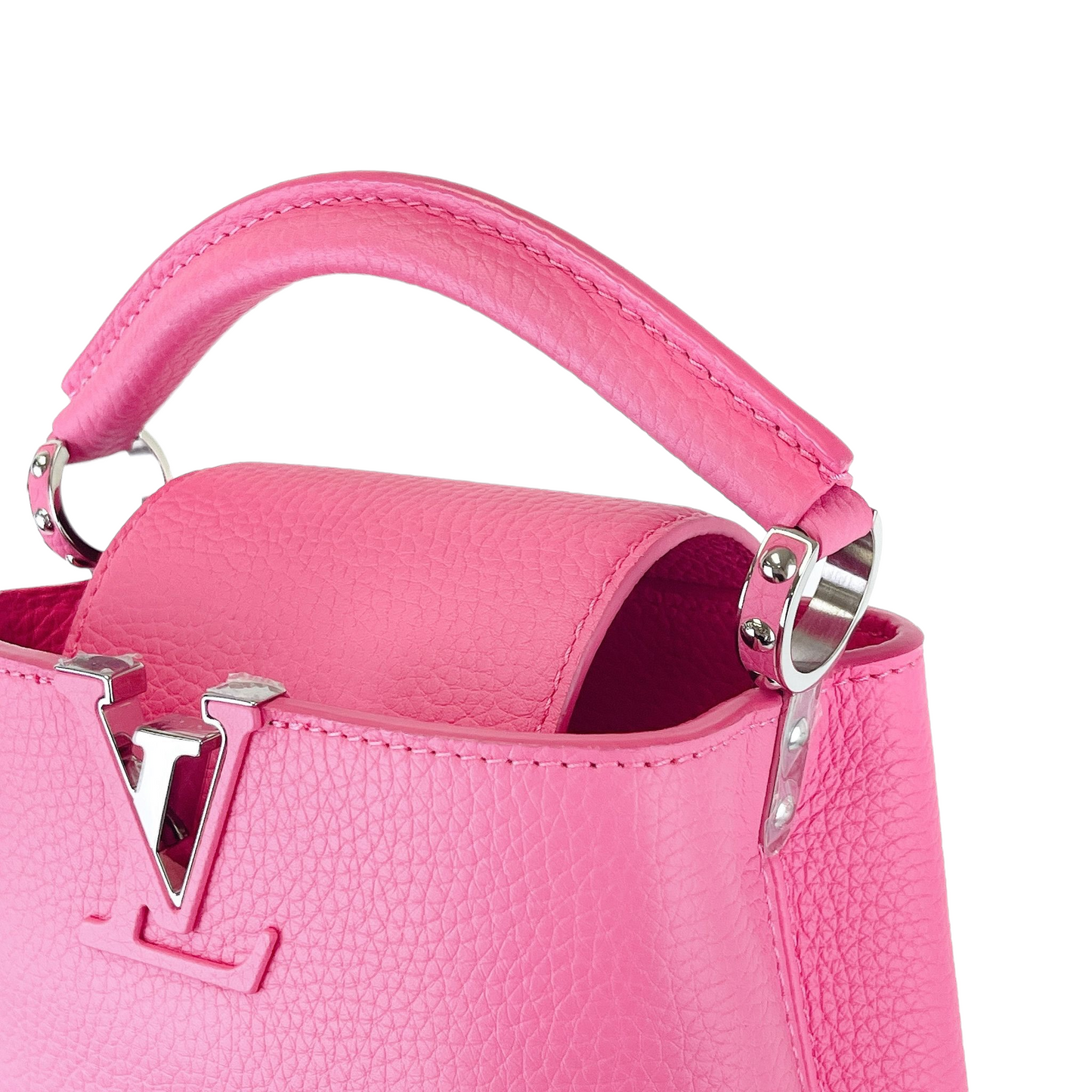 Louis-Vuitton Mini Capucines Pink SHW