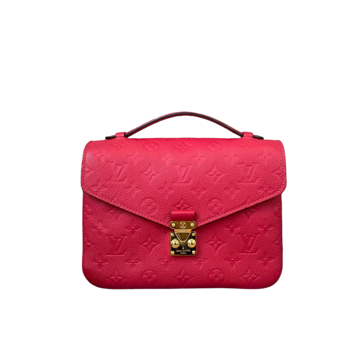 Louis-Vuitton Pochette Metis Empreinte Red GHW