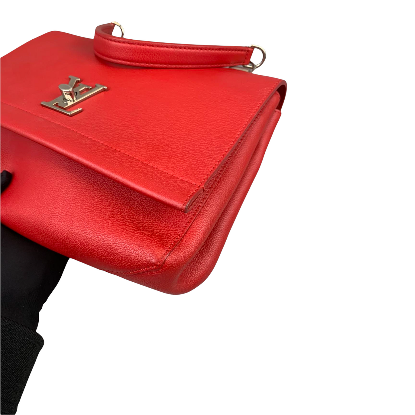 Louis-Vuitton Lockme ll Leather Red SHW