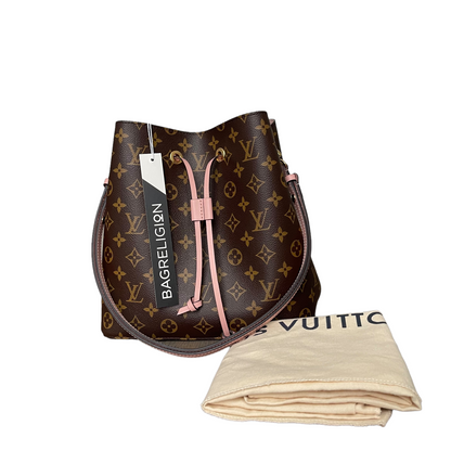 Louis-Vuitton Monogram NeoNoe MM Pink Interior GHW