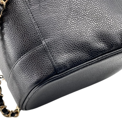 CC Caviar Vintage Vanity Black GHW