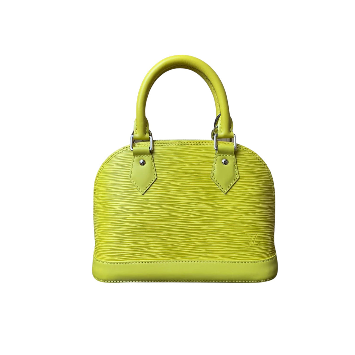 Louis-Vuitton Alma BB Epi Yellow SHW
