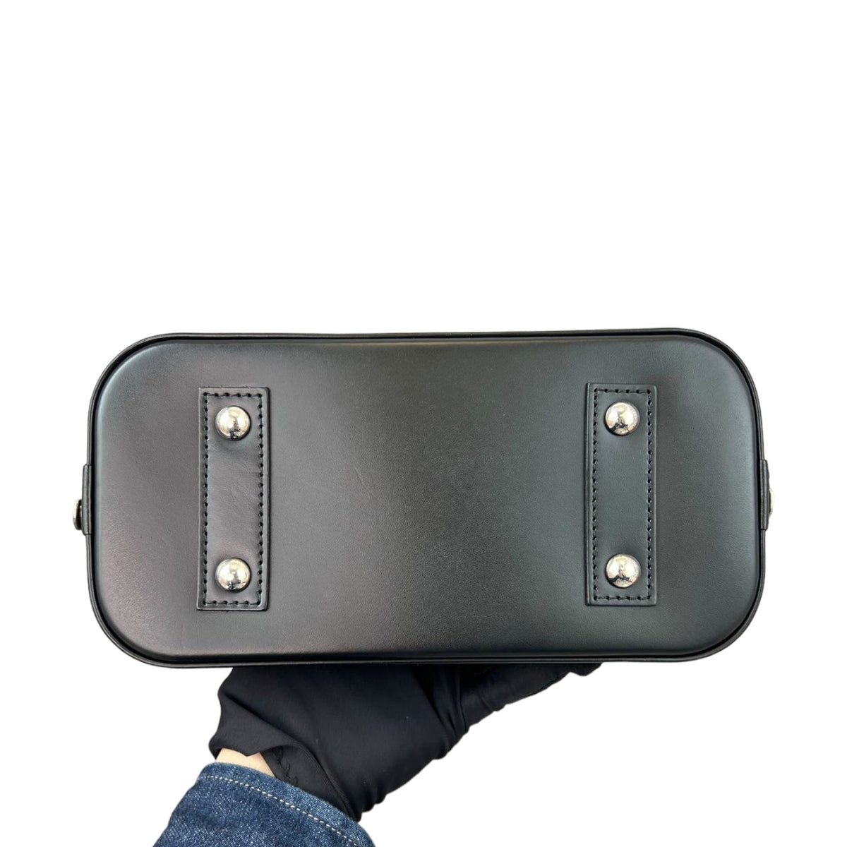 Louis-Vuitton Alma BB Black Epi SHW