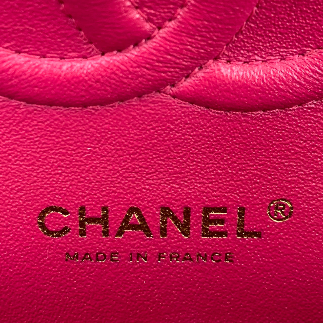Classic Chevron Double Flap Medium Lambskin Pink GHW
