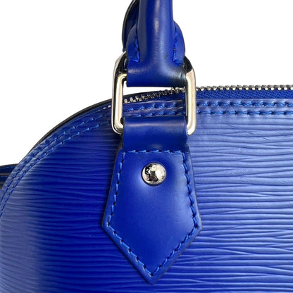 Louis-Vuitton Alma BB Epi Blue SHW