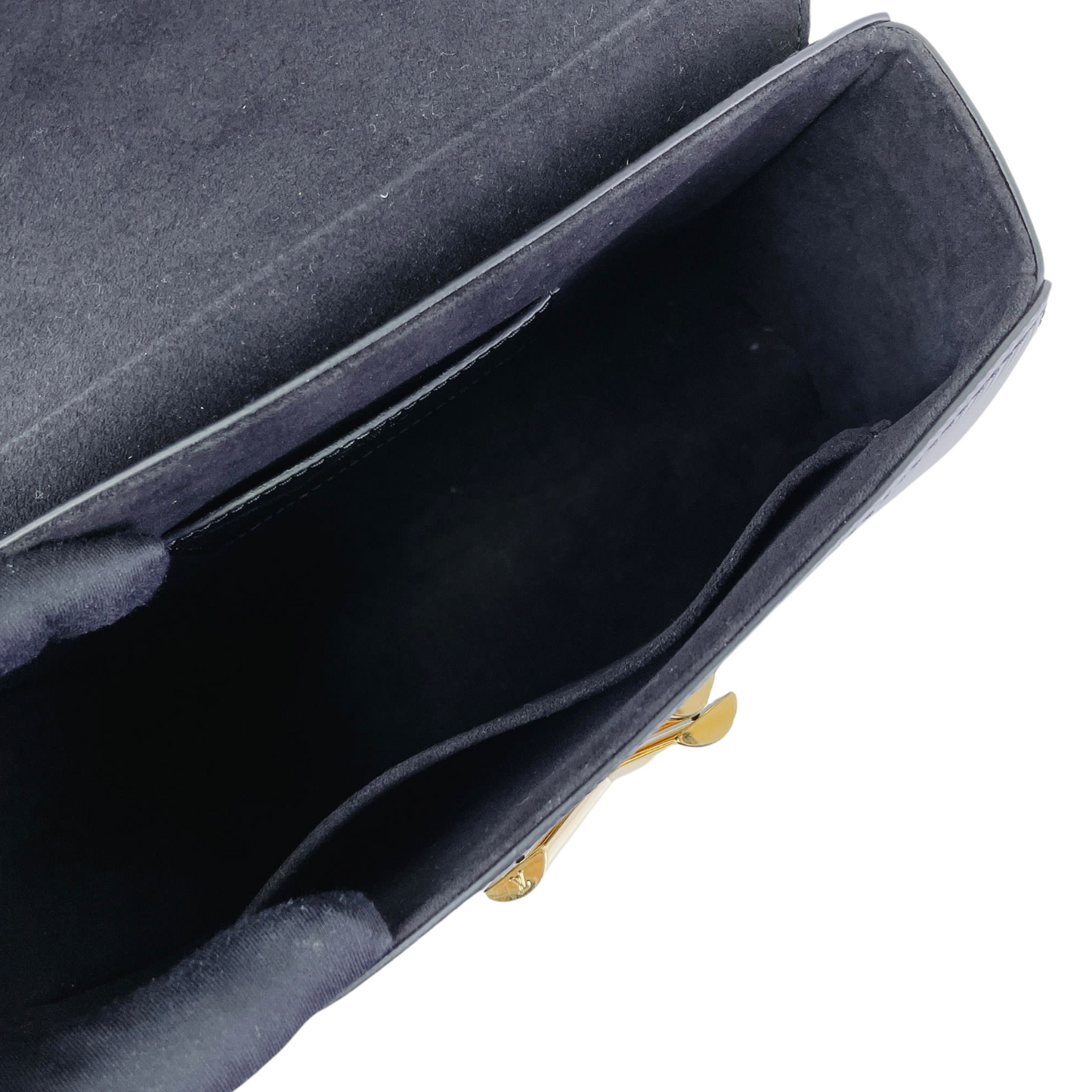 Louis-Vuitton Twist Epi Leather MM Black GHW