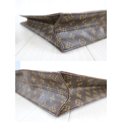 Rank A ｜ LV Monogram Sac Plat Tote Bag ｜ 061302