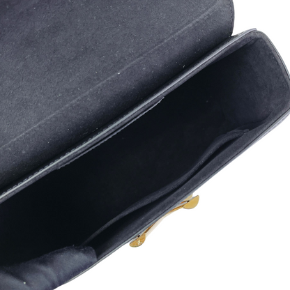 Louis-Vuitton Twist Epi Leather MM Black GHW