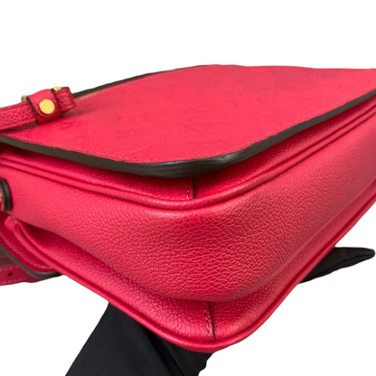 Louis-Vuitton Pochette Metis Empreinte Red GHW