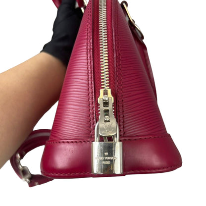 Louis-Vuitton Alma BB Epi Leather Pink SHW