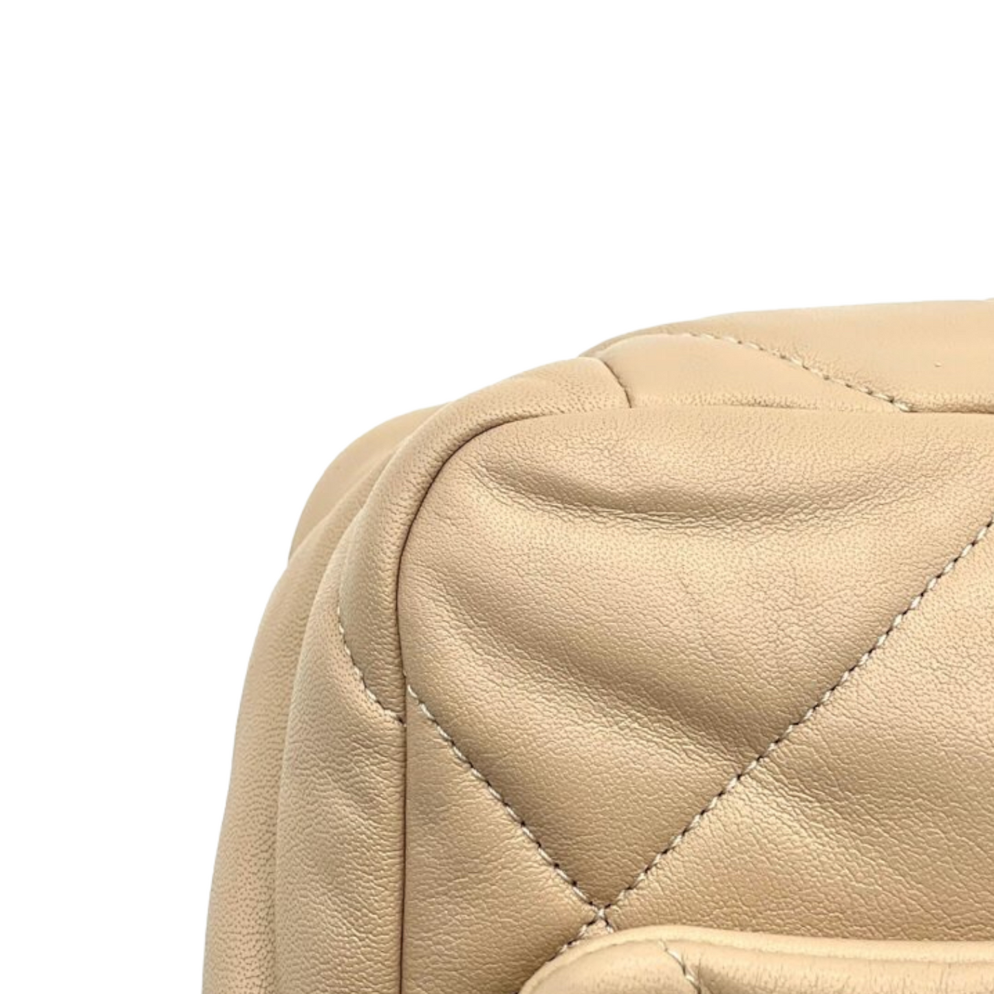 19 Lambskin Beige Small Mixed Hardware