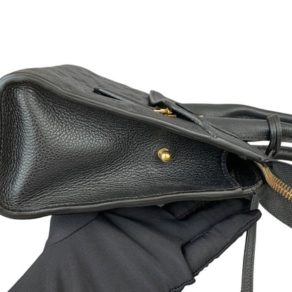 Louis-Vuitton Mini Pont Neuf Black Empreinte GHW