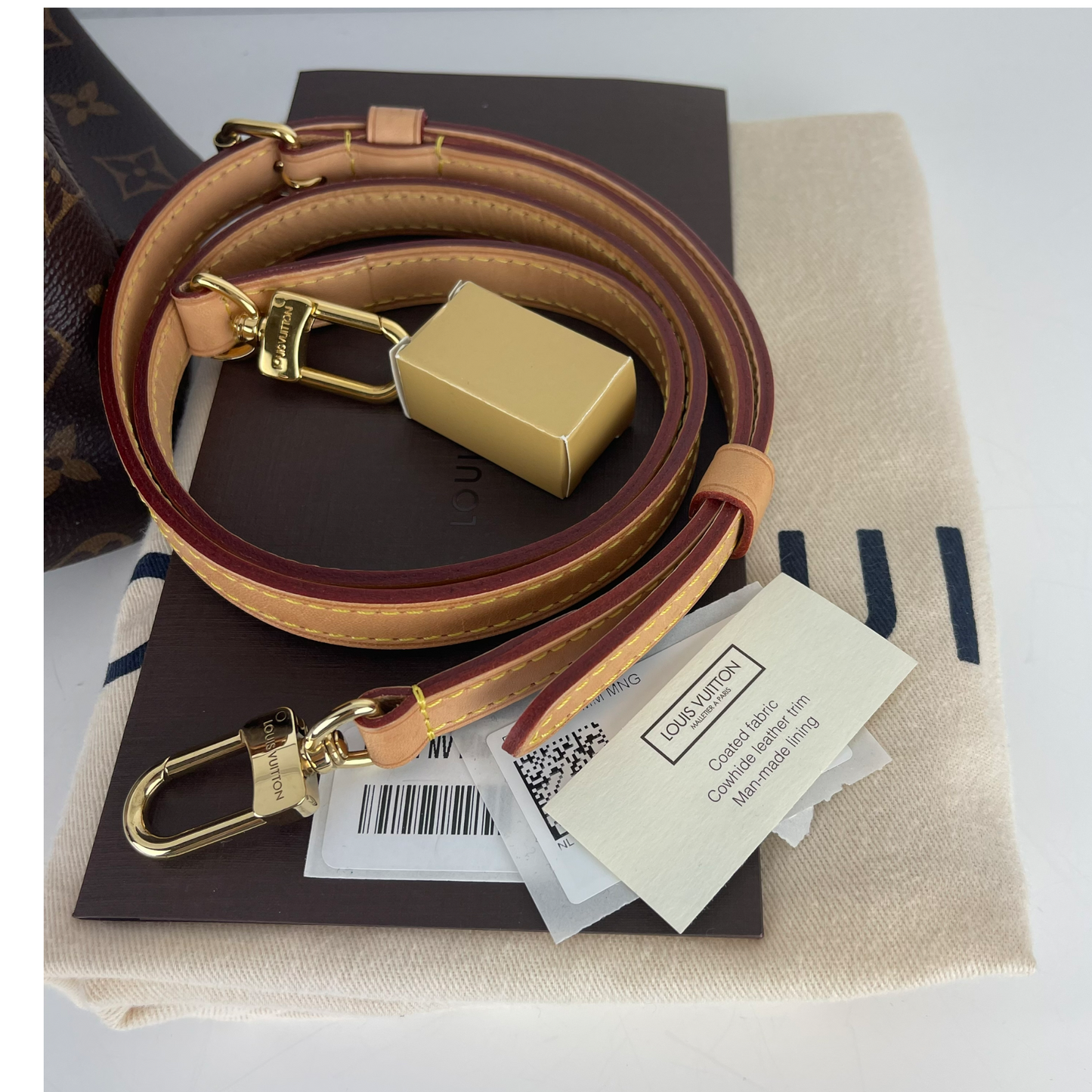 Louis-Vuitton Monogram Rivoli MM Canvas Brown GHW