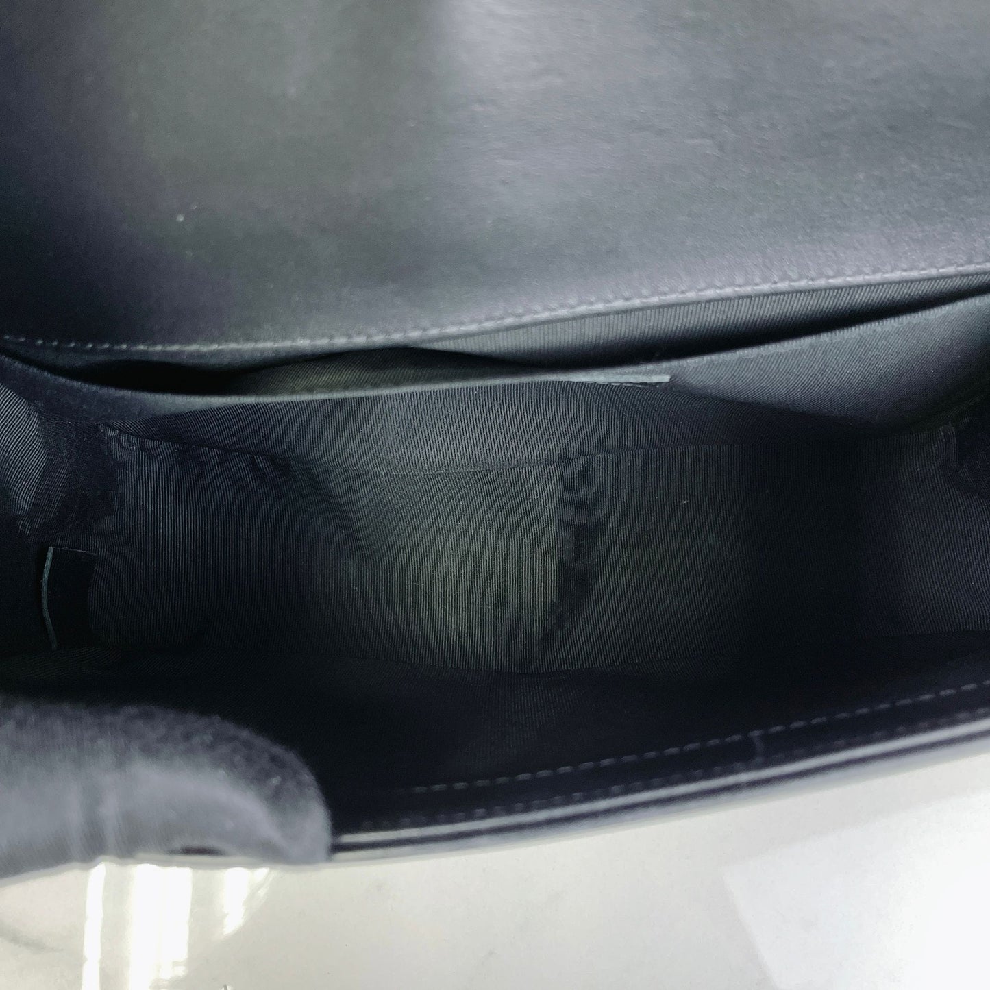 Boy Medium Calfskin Black GHW