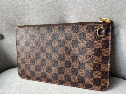 Louis Vuitton Pouch (from Neverfull MM) in Damier Ebene