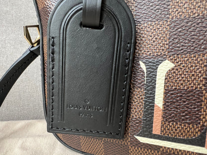 Louis Vuitton Santa Monica Damier Ebene and Black