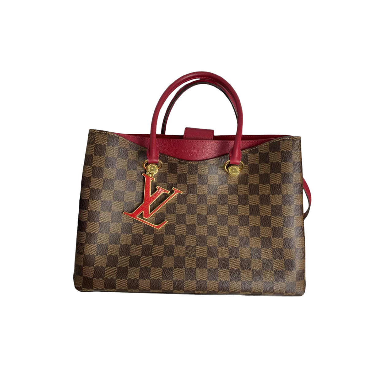 Louis-Vuitton Riverside Damier Brown GHW